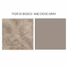 Design Soffbord med 2 runda toppar i Gres Made in Italy - Stockholm Viadurini