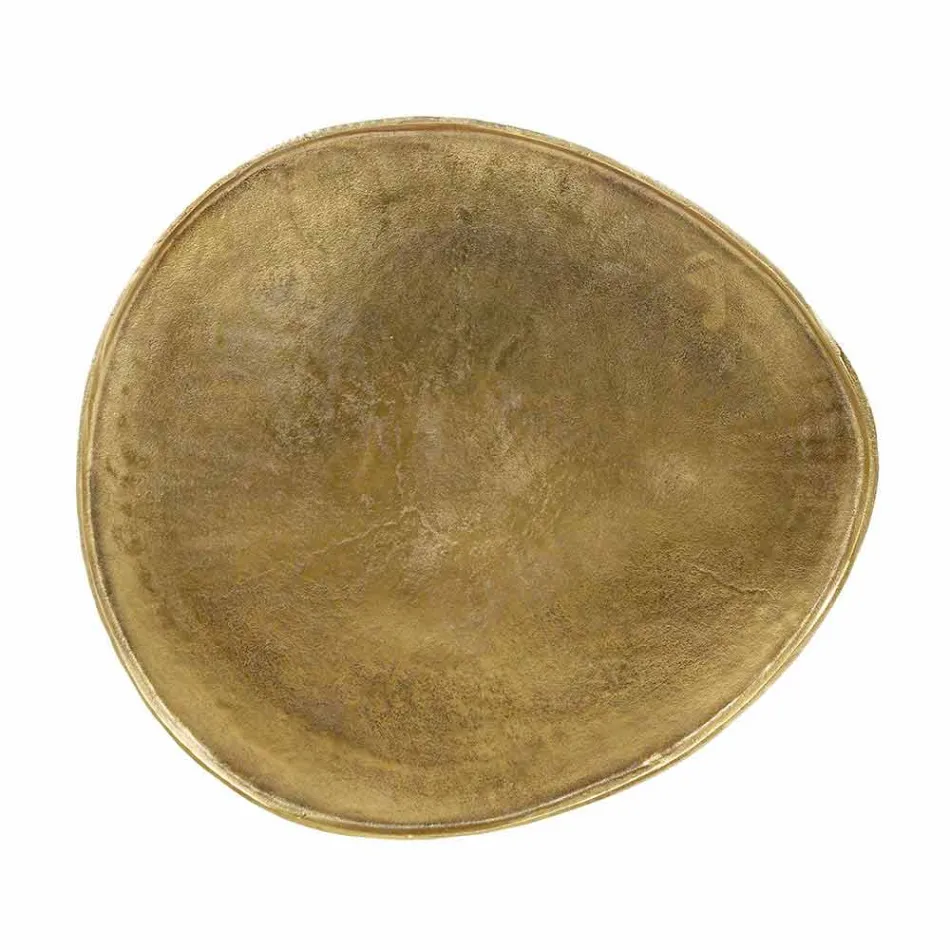 Homemotion Design Soffbord med aluminiumtopp - Yamila Viadurini