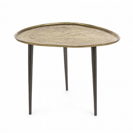 Homemotion Design Soffbord med aluminiumtopp - Yamila Viadurini