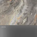 Design Soffbord i marmor med glasbas Tillverkad i Italien - Molino Viadurini