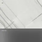 Design Soffbord i marmor med glasbas Tillverkad i Italien - Molino Viadurini