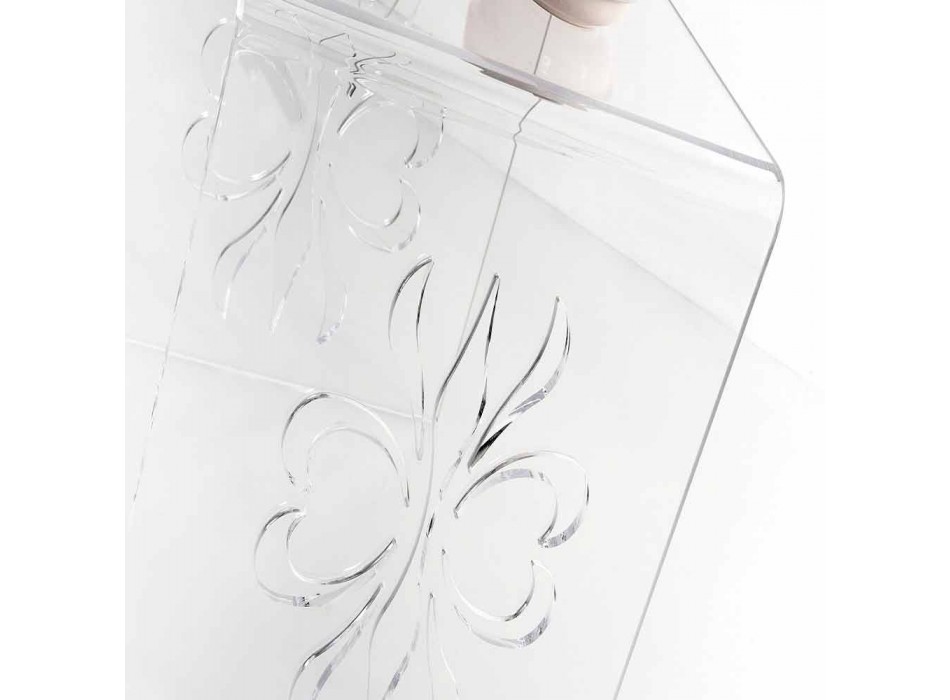 Design soffbord i Mandas transparent plexiglas Viadurini