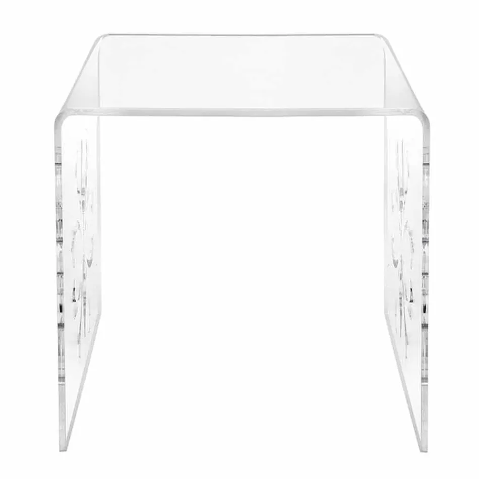 Design soffbord i Mandas transparent plexiglas Viadurini