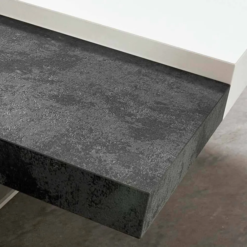 Fenix Soffbord med Transparent Fötter Tillverkat i Italien - Justin Viadurini