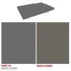 Fenix Soffbord med Transparent Fötter Tillverkat i Italien - Justin Viadurini