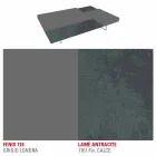 Fenix Soffbord med Transparent Fötter Tillverkat i Italien - Justin Viadurini