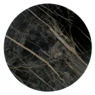 Soffbord i stengods med stålunderrede Tillverkat i Italien - Aspira Viadurini