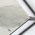 Soffbord i stengods och stålunderrede tillverkade i Italien - Birba Viadurini