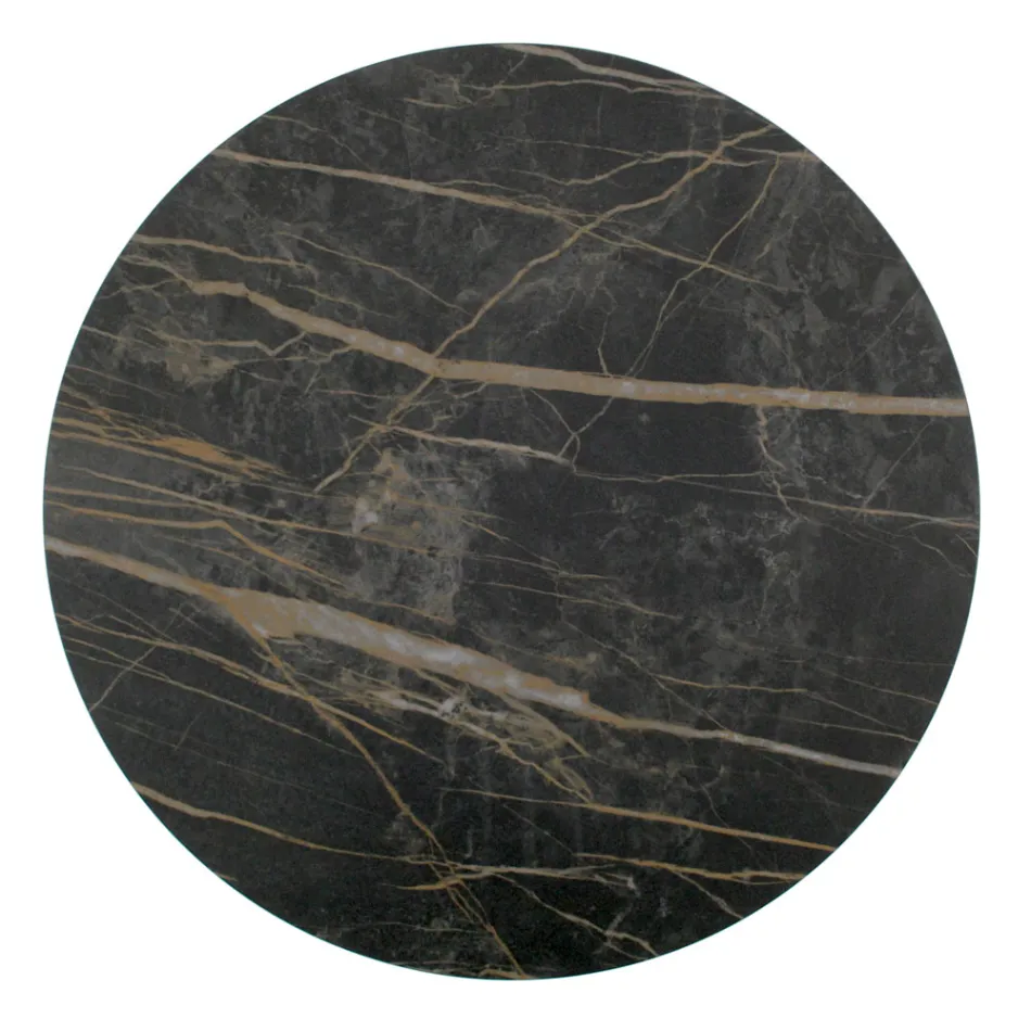 Soffbord i porslin Grès och rund bas Tillverkat i Italien - Tullia Viadurini