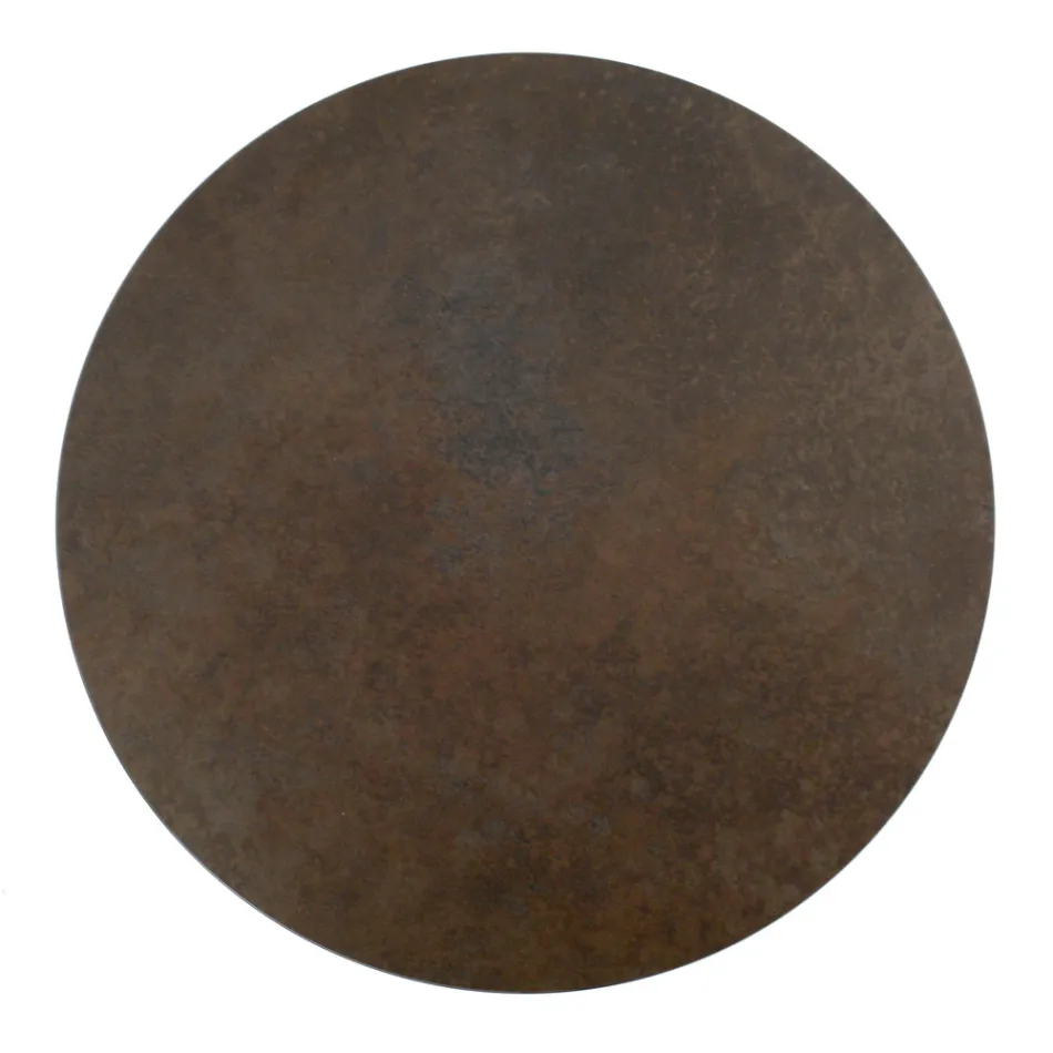 Soffbord i porslin Grès och rund bas Tillverkat i Italien - Tullia Viadurini