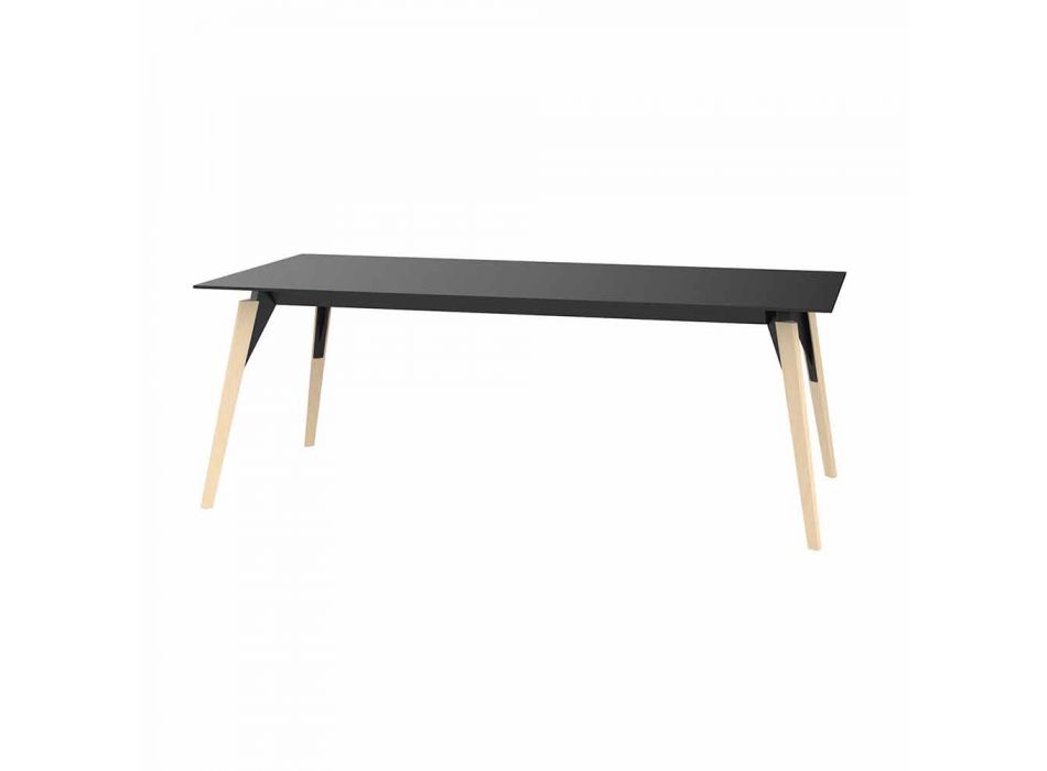 Soffbord i vitt eller svart laminat i 2 storlekar - Faz Wood av Vondom Viadurini