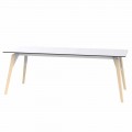 Soffbord i vitt eller svart laminat i 2 storlekar - Faz Wood av Vondom