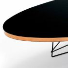 Soffbord i svart laminat och lackerat stål tillverkat i Italien - Persefone Viadurini