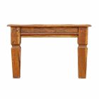 Massivt Acacia Wood Soffbord Homemotion Classic Design - Remo Viadurini
