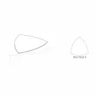 Soffbord i lackerad Mdf med Swivel Top Made in Italy - Lisa Viadurini