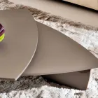 Soffbord i lackerad Mdf med Swivel Top Made in Italy - Lisa Viadurini