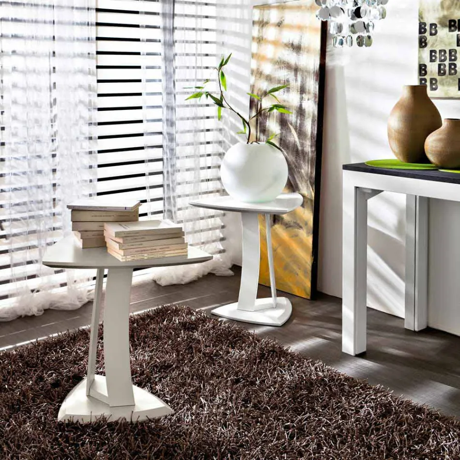 Soffbord i lackerad Mdf Tillverkad i Italien, hög kvalitet - Lisa Viadurini