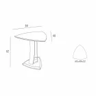 Soffbord i lackerad Mdf Tillverkad i Italien, hög kvalitet - Lisa Viadurini