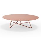 Soffbord i färgad metall och 3 storlekar, tillverkat i Italien - Magali Viadurini