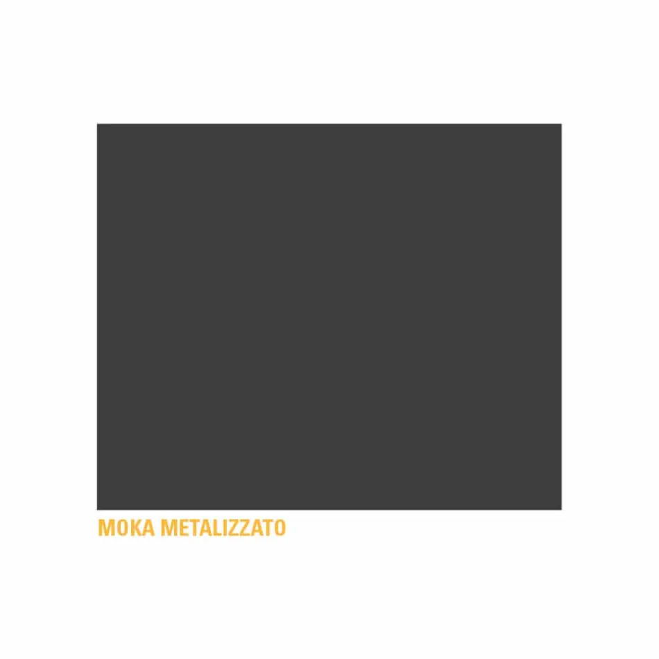 Metallsoffbord med behållarbricka Tillverkad i Italien - Numbo Viadurini