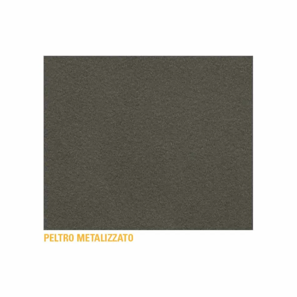 Metallsoffbord med behållarbricka Tillverkad i Italien - Numbo Viadurini