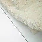 Fossil Stone Soffbord med Skiva i härdat glas - Isabel Viadurini