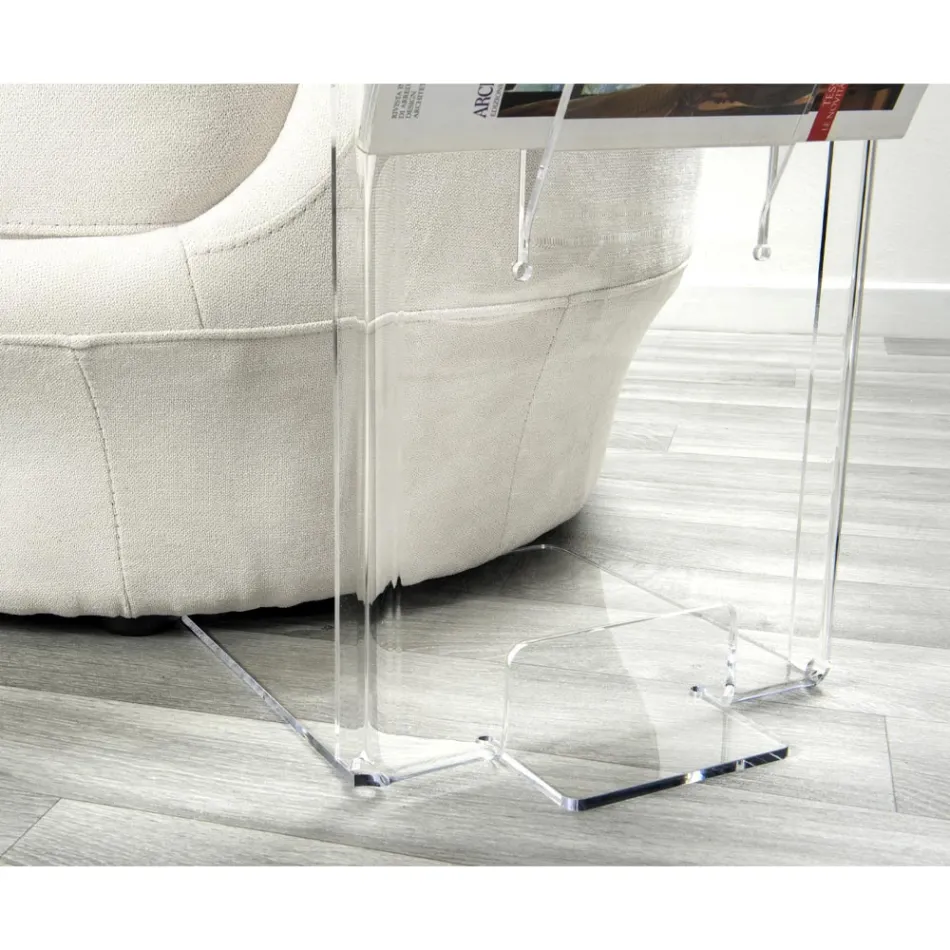 Soffbord i transparent PMMA designat av Quero Vas Viadurini