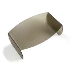 Francesca böjt soffbord i glas med hamrad effekt Tillverkat i Italien Viadurini