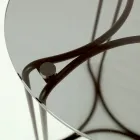 Glassoffbord och underrede med 3 halvmånar Tillverkat i Italien - Arepa Viadurini