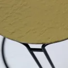 Glas soffbord och rund bas Tillverkad i Italien - Tullia Viadurini