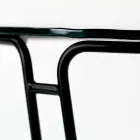 Glas soffbord och rund bas Tillverkad i Italien - Tullia Viadurini