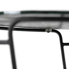 Glas soffbord och rund bas Tillverkad i Italien - Tullia Viadurini