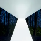 Ljust soffbord med vitt polyetenöverdrag - Akut Viadurini