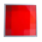 Modern kaffe metall 50x50cm vardagsrum Nina, tillverkad i Italien Viadurini