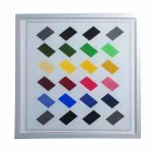 Modern kaffe metall 50x50cm vardagsrum Nina, tillverkad i Italien Viadurini