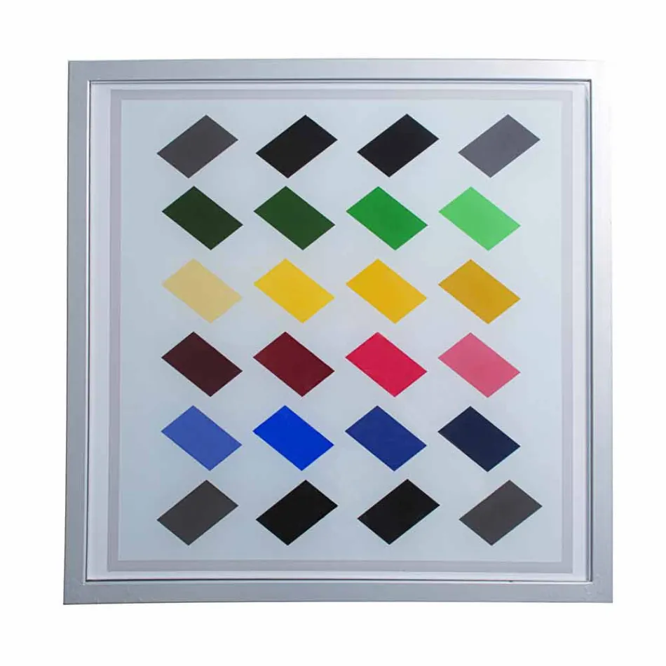 Modern kaffe metall 50x50cm vardagsrum Nina, tillverkad i Italien Viadurini