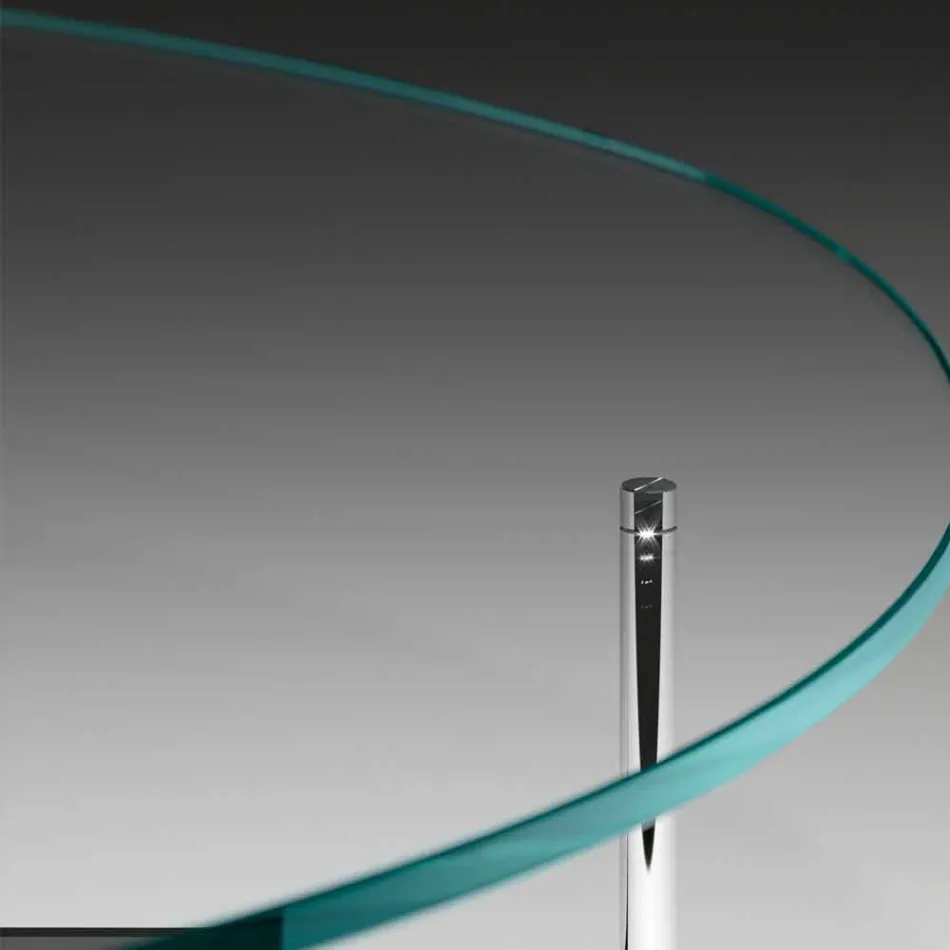 Modernt soffbord med glasskiva tillverkad i Italien - Cinci Viadurini