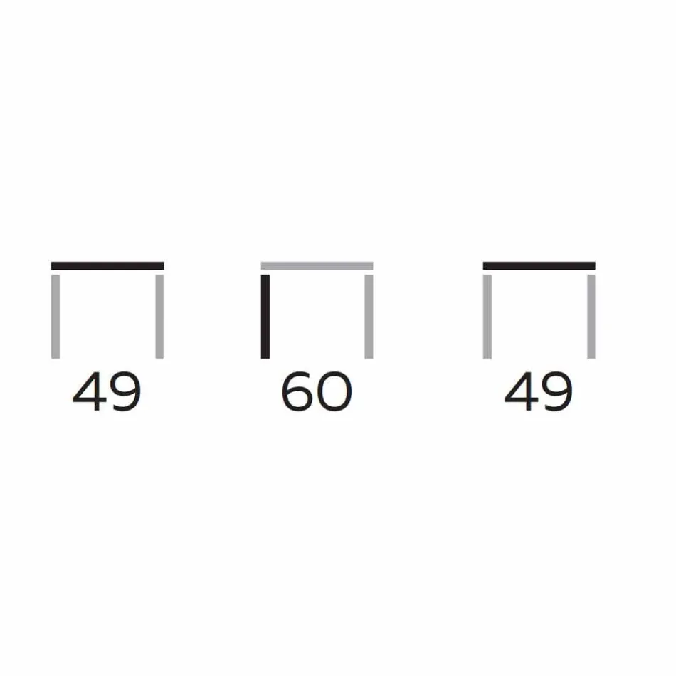 Modernt soffbord med rund topp i Gres Made in Italy - Stuttgart Viadurini