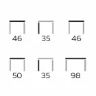 Modernt soffbord i Gres och bokträ tillverkat i Italien - Titanic Viadurini