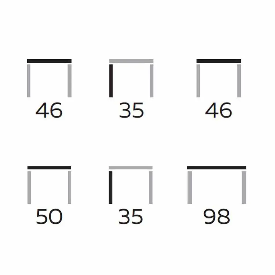 Modernt soffbord i Gres och bokträ tillverkat i Italien - Titanic Viadurini