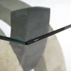 Modernt soffbord i sten och glas - Austin Viadurini
