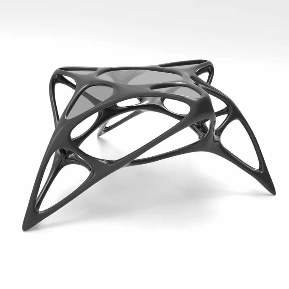 Modernt glas soffbord och Adamantx® Lunar Table # 2 Viadurini