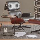 Modernt runt soffbord i högkvalitativ metall och marmor - Raphael Viadurini
