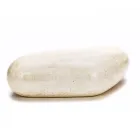 Ovalt soffbord i modern fossil sten - Avenue Viadurini