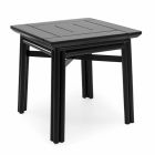 Soffbord utomhus i naturligt eller svart trä, 2 storlekar - Suzana Viadurini