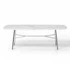 Rektangulärt soffbord med marmorskiva Tillverkat i Italien - Makino Viadurini