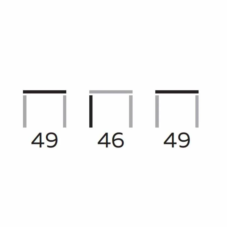 Runt design soffbord i stengods och ask tillverkat i Italien - Bering Viadurini