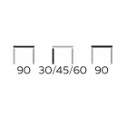 Runt soffbord i Gres och modern metall tillverkad i Italien - Albert Viadurini