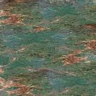 Runt soffbord i Gres och modern metall tillverkad i Italien - Albert Viadurini