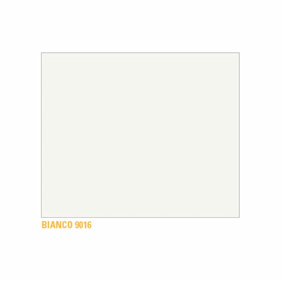 Lyxigt runt soffbord i målad metall tillverkad i Italien - Mina Viadurini